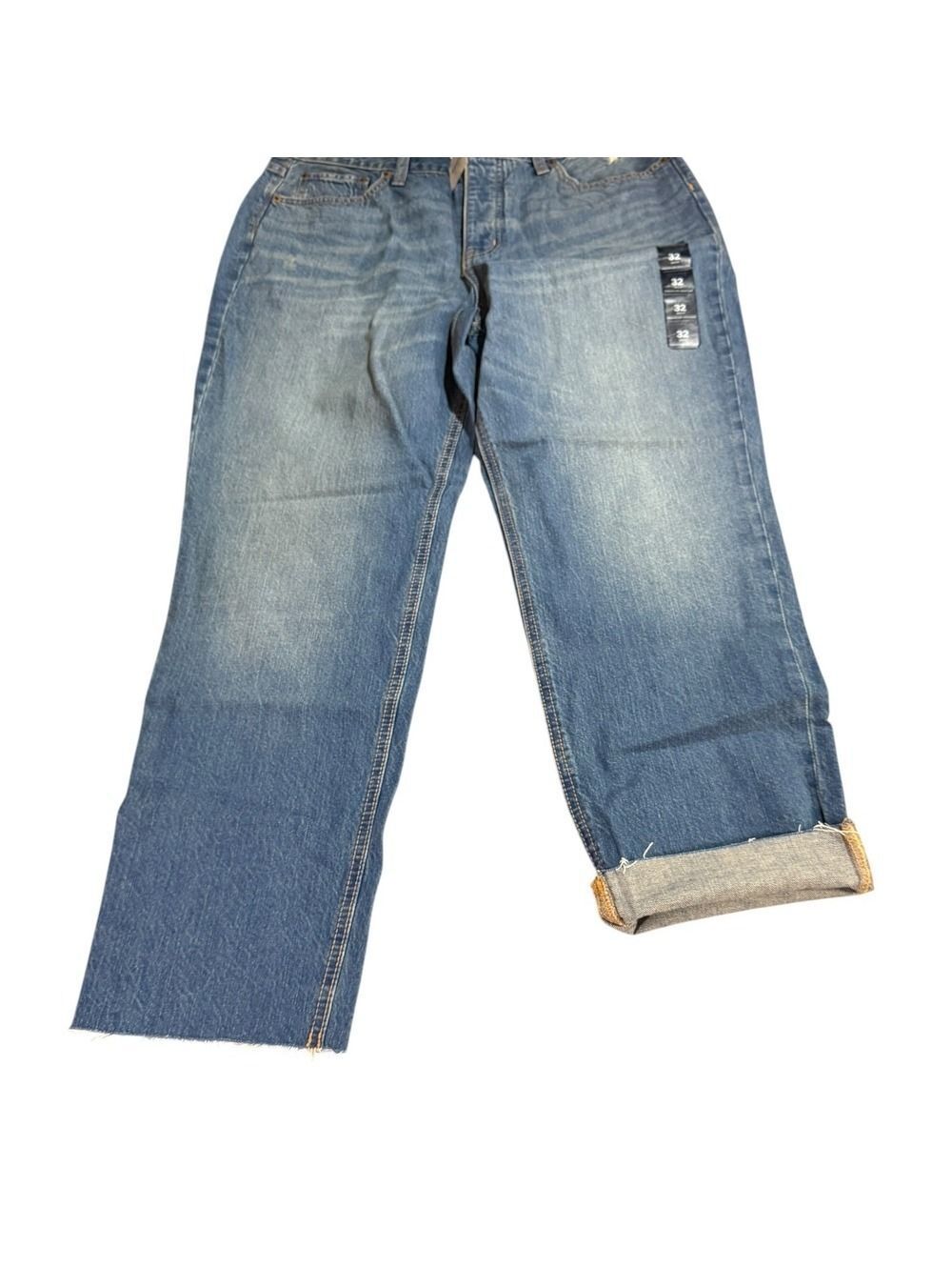 J-Crew .. NWT High Rise Straight Jeans Factory Premium Edition ButtonFly 32 - Picture 6 of 10